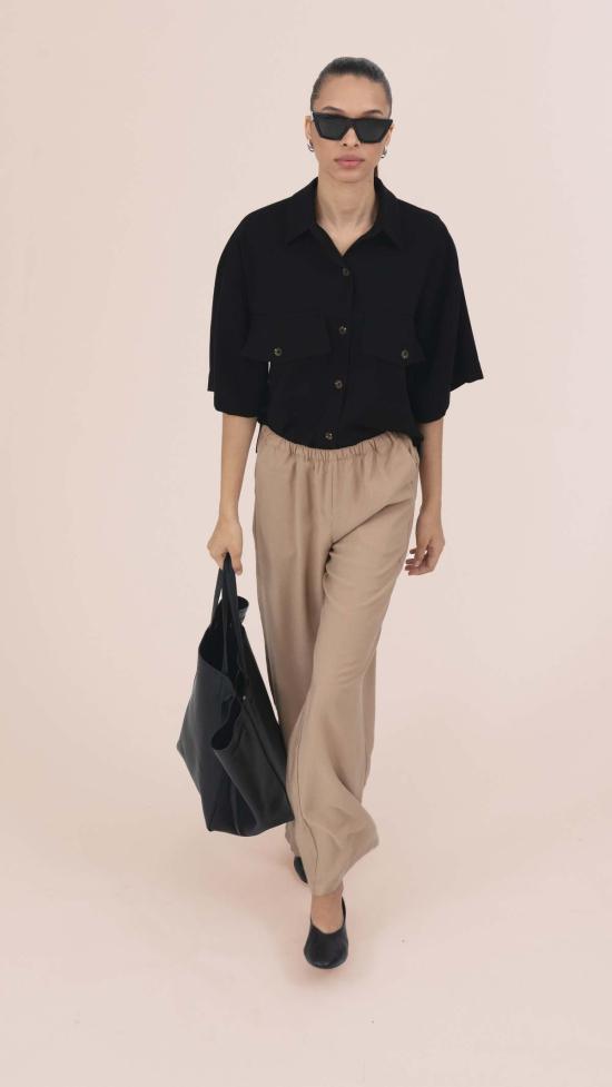  파렌테지 스트레이트 팬츠 더 트래블 팬츠 캐멀