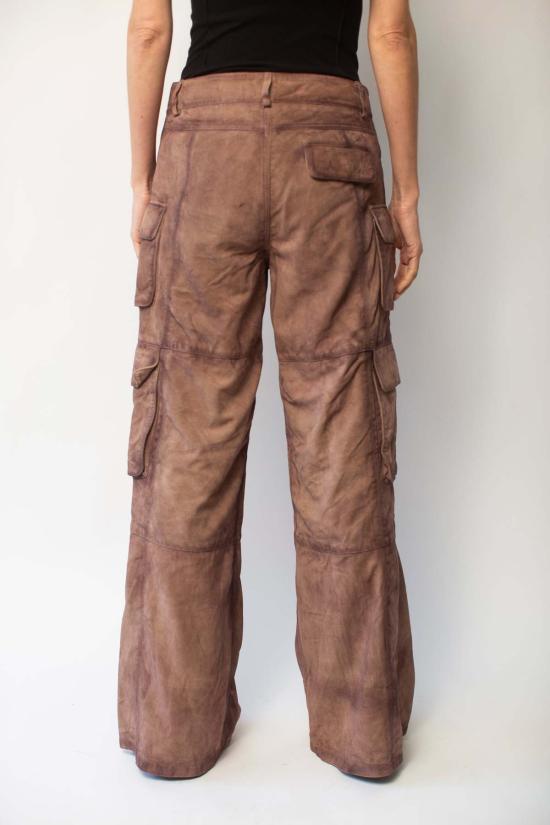  DEADWOOD 스트레이트 팬츠 데드우드 프로스 스웨이드 팬츠 브라운 - OTHER BRANDS