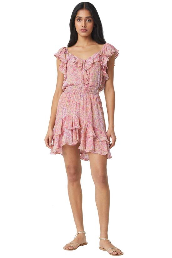  미사 로스엔젤레스 숏 스커트 미사 로스앤젤레스 안자 스커트 풀리아 페즐리 - MISA LOS ANGELES