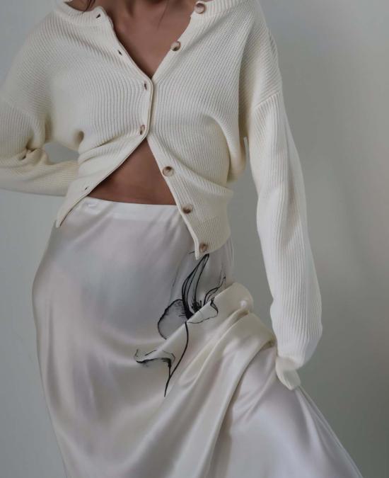  Third Form 롱 스커트 3학년 드림 스테이트 바이어스 맥시 스커트 플로럴 - OTHER BRANDS