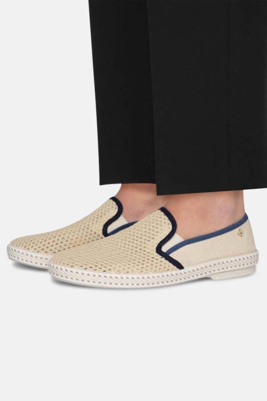  리비에라스 뮬/슬리퍼 클래식 매치 슬립온 파미르