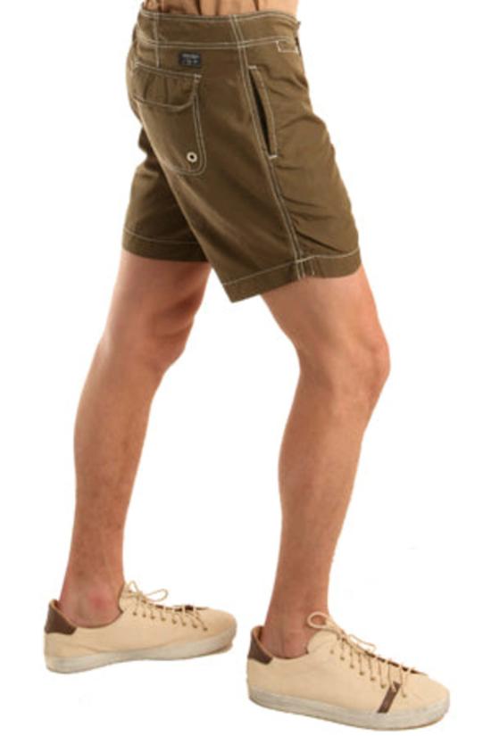  울리치 숏팬츠 염색 수영복 그린 - WOOLRICH