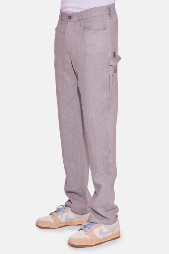  블루&크림 스트레이트 팬츠 카펜터 팬츠 그레이 - BLUE&CREAM