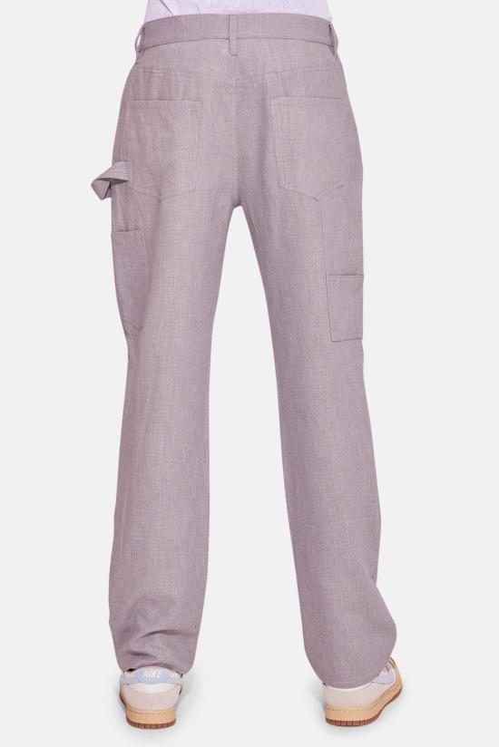  블루&크림 스트레이트 팬츠 카펜터 팬츠 그레이 - BLUE&CREAM