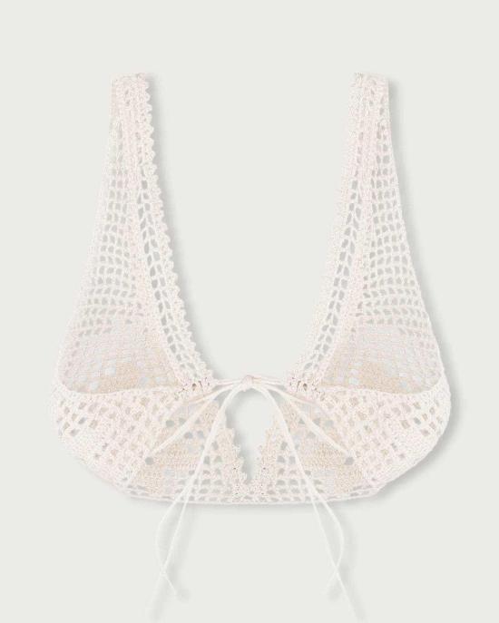  브베자 브라 베브자 지르키 크로셰 브랄렛 화이트 - BEVZA