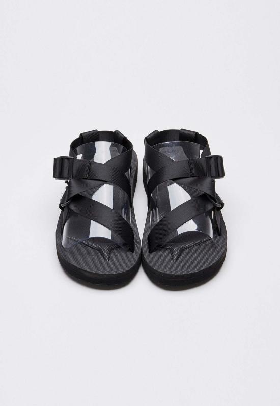  수이코크 뮬/슬리퍼 친2 캡  블랙 - SUICOKE