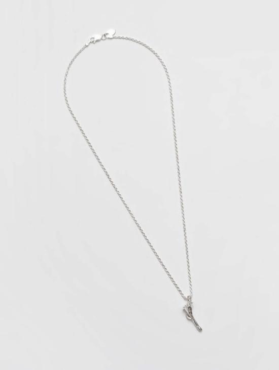  울프 시러스 목걸이/팬던트 울프 서커스 로즈 챠밍 네크리스 실버 - WOLF CIRUS