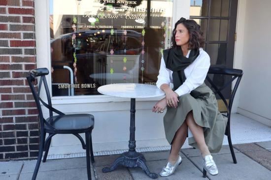  시빌 알케미 머플러/스카프 Civil Alchemy 브러시드 캐시미어 스카프 올리브 - CIVIL ALCHEMY