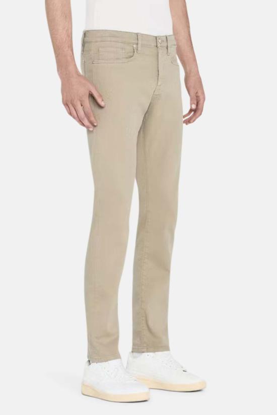  프레임 데님 팬츠 데님 L'homme 슬림 트윌 가라지 드라이 세이지 - FRAME