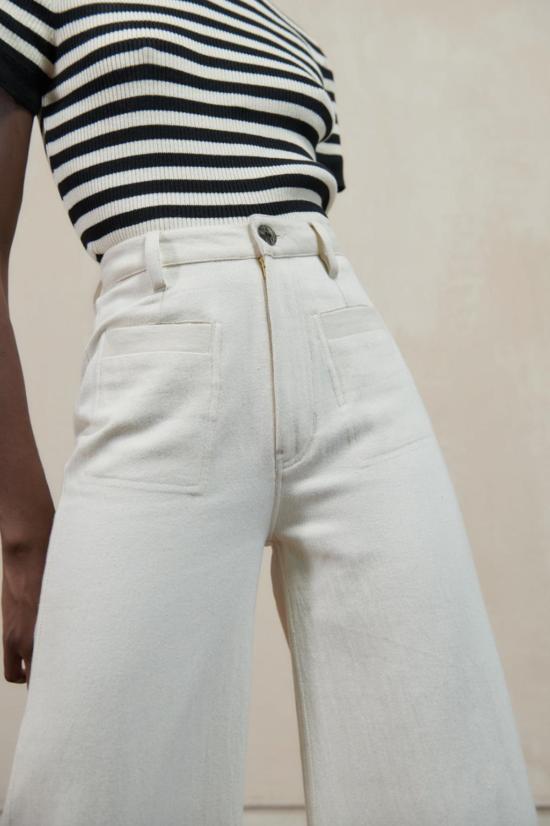  마리아 스탠리 스트레이트 팬츠 소프트 행크 팬츠 - MARIA STANLEY