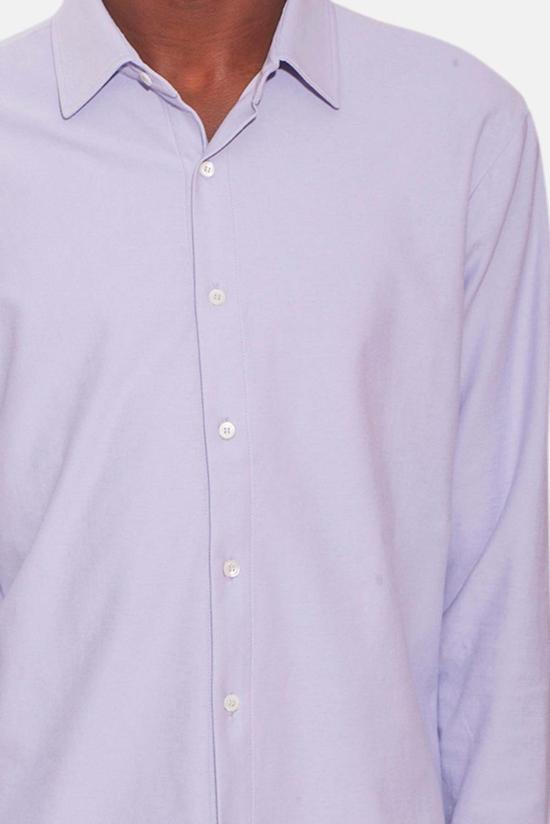  Blue&Cream 긴팔 셔츠 블루&크림 드레 피케 버튼업  옅은 라벤더 - BLUE&CREAM