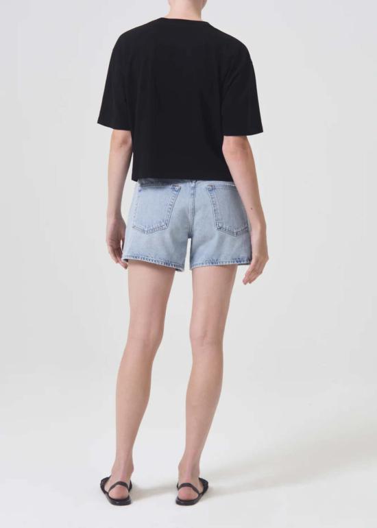  에이골디 데님 숏팬츠 아골데 파커 롱 숏 퓨드 - AGOLDE