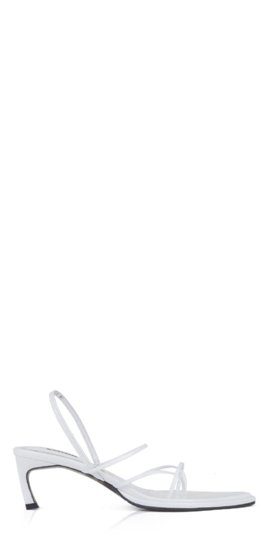  Reike Nen 샌들 Garo 가죽  화이트