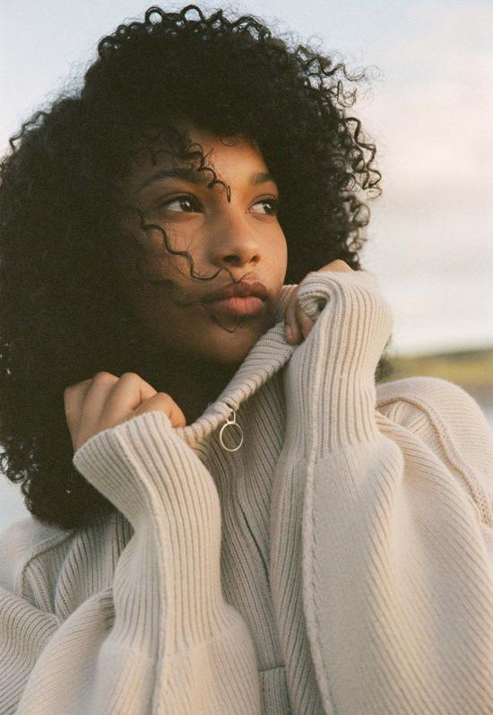  Arcaa 가디건 아카 런던 지퍼 스웨터 샌드 - OTHER BRANDS