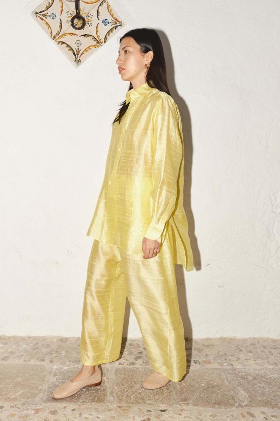  다두라 스트레이트 팬츠 다투라 주도 듀피온 팬츠 레몬 버터 - DATURA