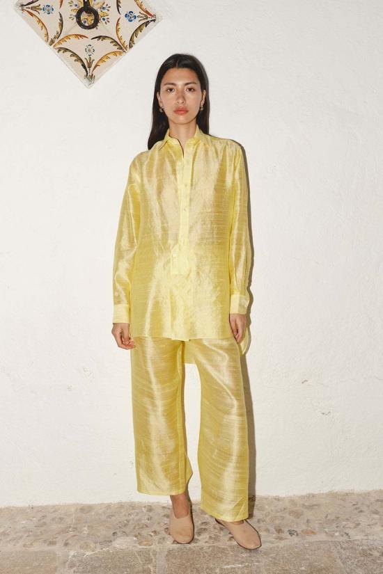  다두라 스트레이트 팬츠 다투라 주도 듀피온 팬츠 레몬 버터 - DATURA