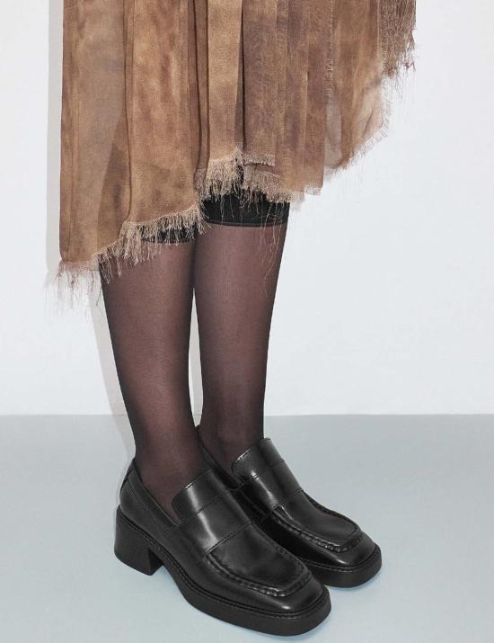  미스타 로퍼 카리나  블랙 - MIISTA