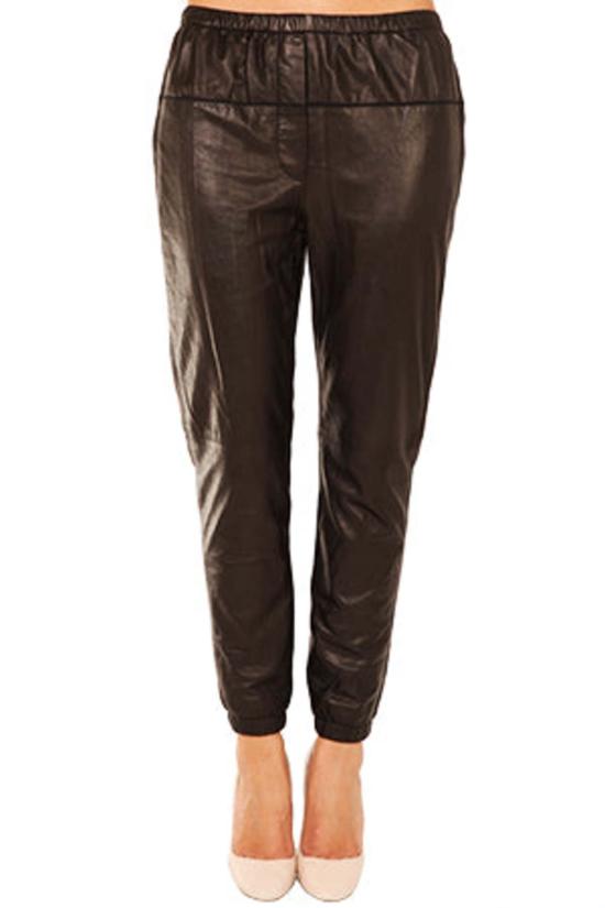  3.1 필립림 스트레이트 팬츠 3.1 필립 림 엘라스틱 레더 스웨트팬츠 블랙