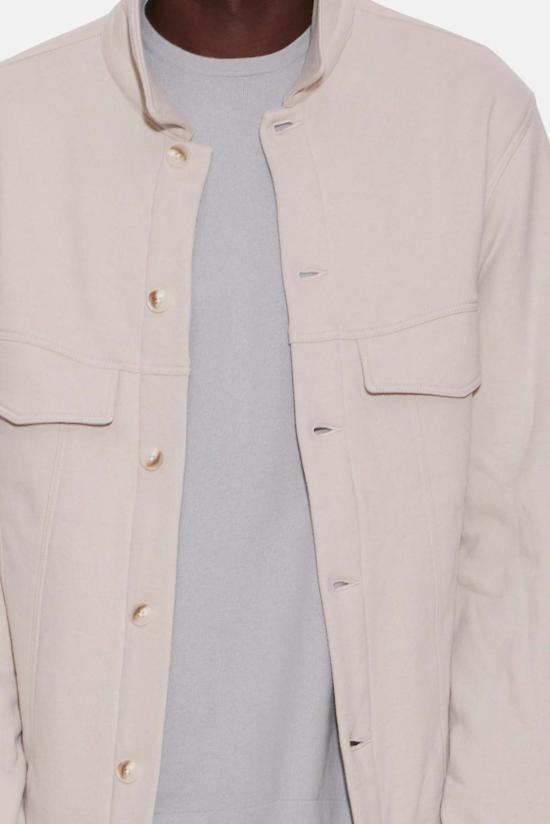  블루&크림 자켓 매드 플리스 트러커 재킷 본 - BLUE&CREAM