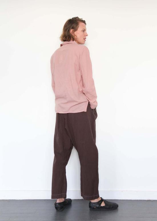  Auntie Oti 스트레이트 팬츠 앤티 오티 풀 렝스 풀온 팬츠 초콜릿 - OTHER BRANDS