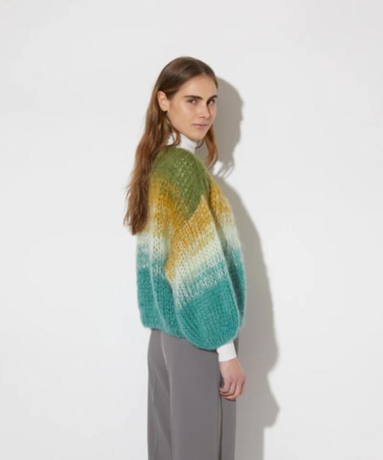  Maiami 가디건 마이애미 봄버 카디건 그라데이션 페이드 - OTHER BRANDS