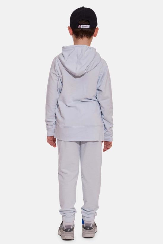  [키즈] 블루&크림 풀오버 키즈  메이슨 후드 스웨터 베이비 블루 - BLUE&CREAM