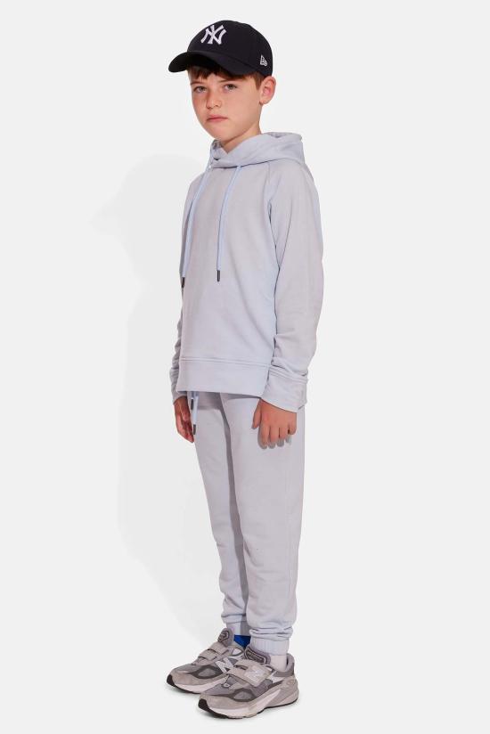  [키즈] 블루&크림 풀오버 키즈  메이슨 후드 스웨터 베이비 블루 - BLUE&CREAM