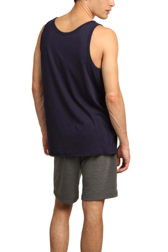  브룸 민소매 티셔츠 V/룸 스무스 탱크 네이비 - V::ROOM