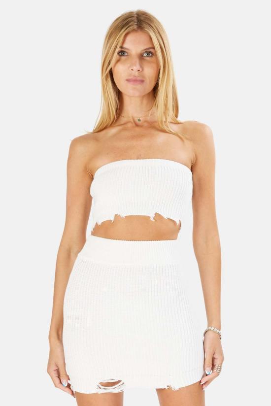  세로야 숏 원피스 Ser.O.Ya 롤라 드레스 화이트