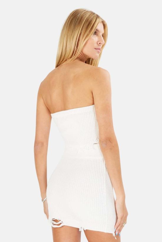  세로야 숏 원피스 Ser.O.Ya 롤라 드레스 화이트 - SER.O.YA