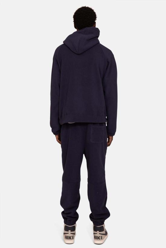  Blue&Cream 후드 티셔츠 블루&크림 폴라 플리스 후디 네이비 - BLUE&CREAM