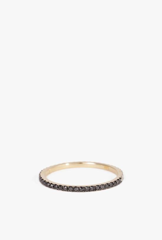  에리네스 반지 에리니스 블랙/와이트 에터니티 밴드 - ERINESS