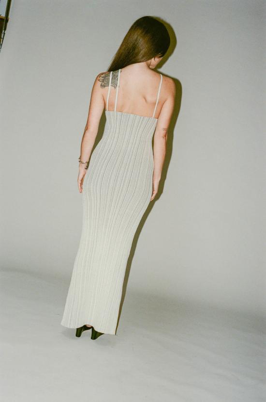  패리스 조지아 롱 원피스 파리 조지아 프리야 드레스 차콜 - PARIS GEORGIA