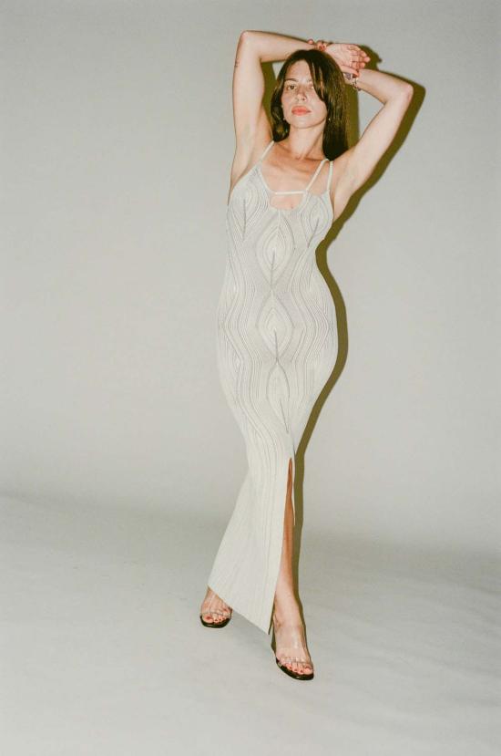  패리스 조지아 롱 원피스 파리 조지아 프리야 드레스 차콜