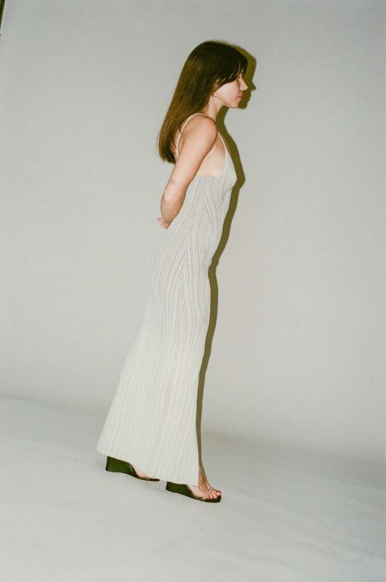  패리스 조지아 롱 원피스 파리 조지아 프리야 드레스 차콜 - PARIS GEORGIA