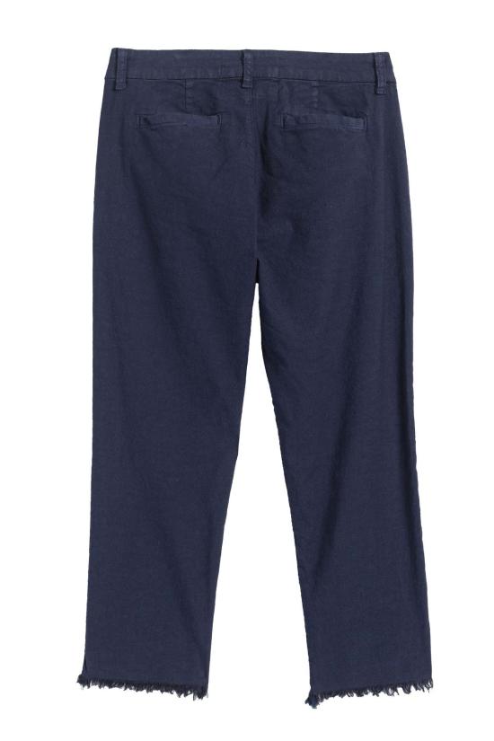  프랭크 앤 에일린 스트레이트 팬츠 프랭크 앤 엘린 위클로우 리넨 치노 네이비 - FRANK & EILEEN