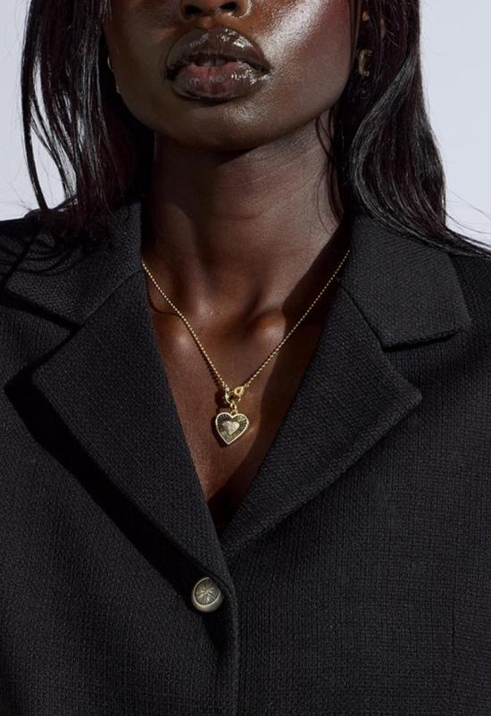  더 엔케이씨 스토어 목걸이/팬던트 Nkc 쿠오레 네크리스 골드 - The NKC Store