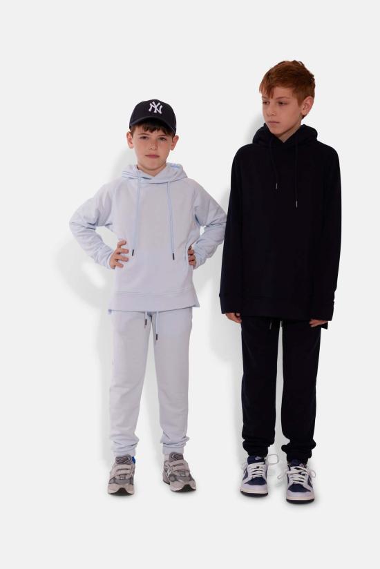  [키즈] 블루&크림 트레이닝/조거 팬츠 키즈  레  베이비 블루 - BLUE&CREAM