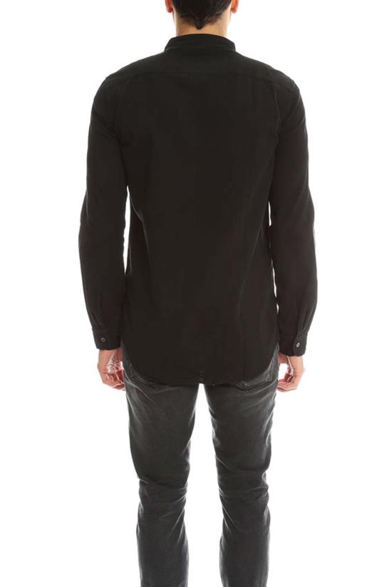  알13 긴팔 셔츠 R13 바벨 샴브레이  블랙 - R13