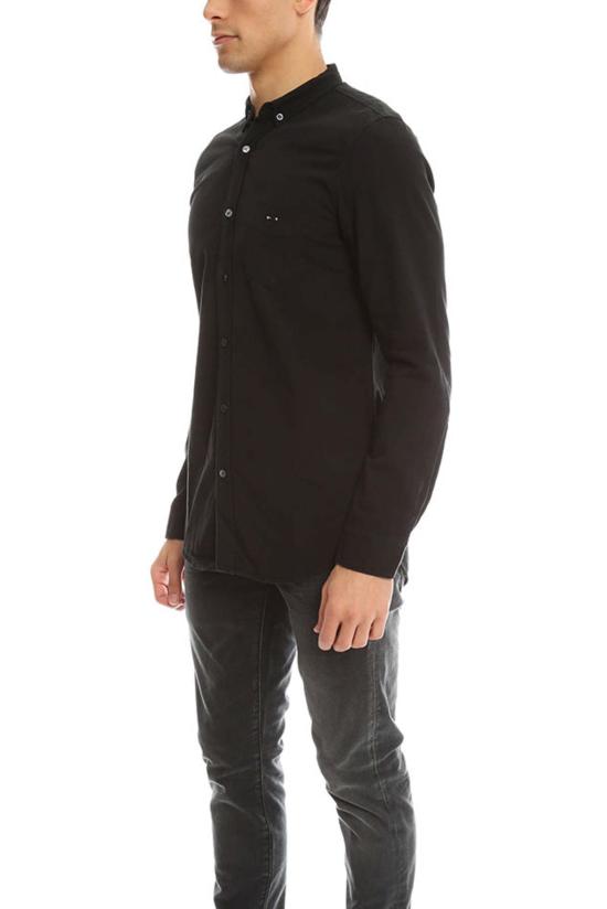  알13 긴팔 셔츠 R13 바벨 샴브레이  블랙 - R13
