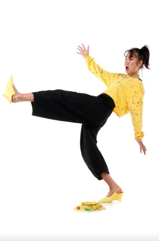  밀스 스트레이트 팬츠 식사 셰프 판트 리코리스 - MEALS