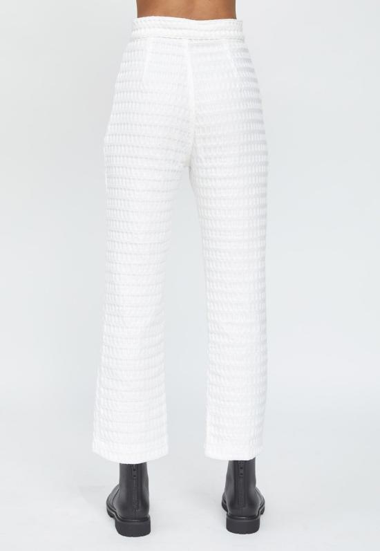  Aniela Parys 스트레이트 팬츠 칼립소 와플 팬츠 아이보리 - OTHER BRANDS