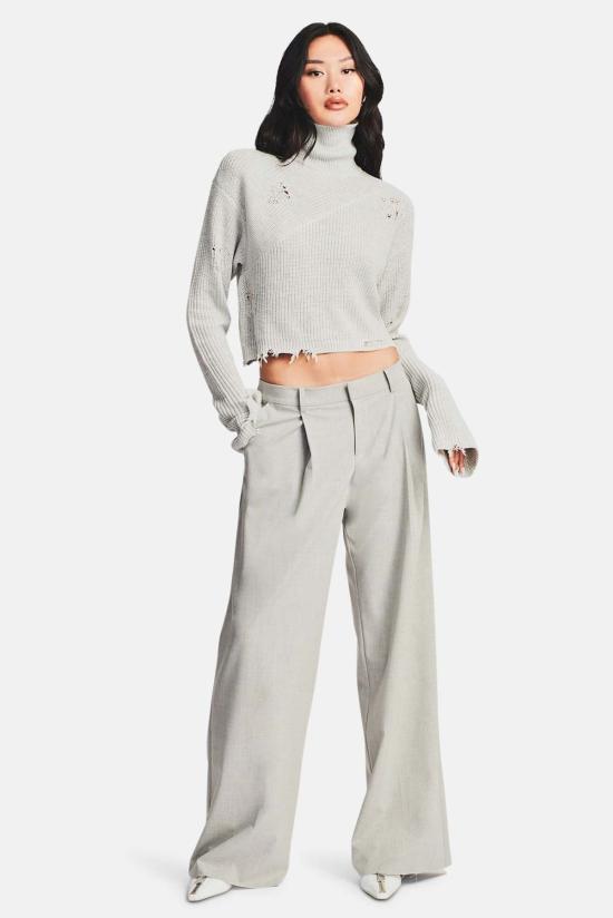  세로야 터틀넥 Ser.O.Ya Fae 거북이 목 실버 - SER.O.YA