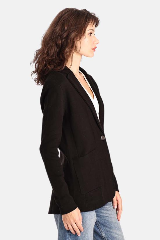  미니 로즈 수트 자켓 보이프렌드 블레이저 블랙 - MINNIE ROSE