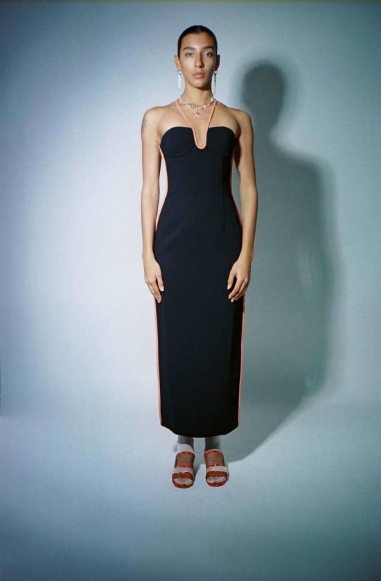  패리스 조지아 롱 원피스 파리 조지아 나시아 드레스 블랙 - PARIS GEORGIA