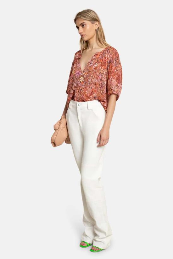  에이엘씨 블라우스 A.L.C. 줄리아나 탑 샤베트 멀티 - A.L.C.