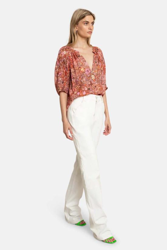  에이엘씨 블라우스 A.L.C. 줄리아나 탑 샤베트 멀티