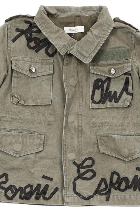  [키즈] 헤일리 자켓 키즈  로니 재킷 그린 - HAILEY