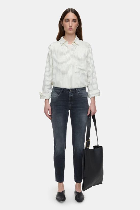  클로즈드 데님 팬츠 닫힌 베이커 크롭 진 다크 그레이