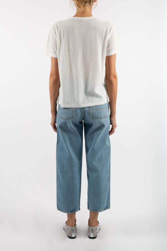  레이첼 코미 반팔 티셔츠 크리스 탑 아이보리 - RACHEL COMEY